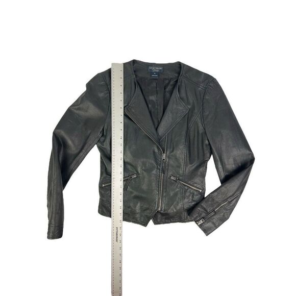 Lucky Brand Black Moto Jacket Size Medium - Picture 6 of 10